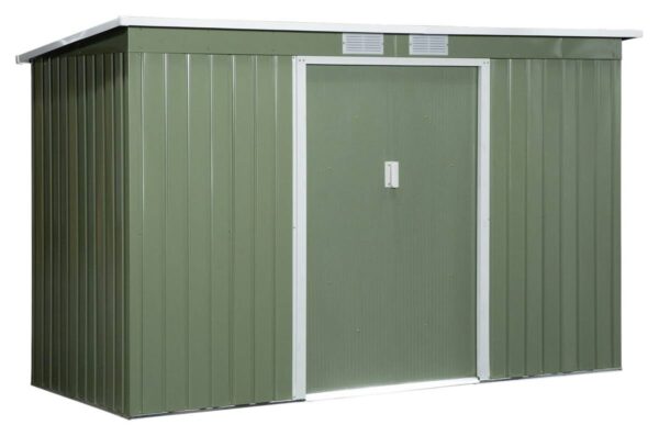 Outsunny Gartenschrank grün Stahl B/H/T: ca. 277x173x130 cm