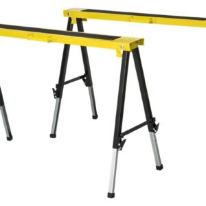 DURHAND Werkbank gelb Edelstahl B/H/L: ca. 49x100x90 cm