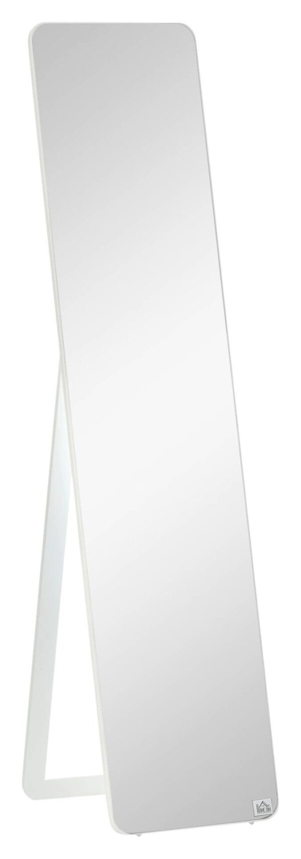 HOMCOM Standspiegel 831-390WT weiß Kiefer B/H/T: ca. 37x156x43 cm