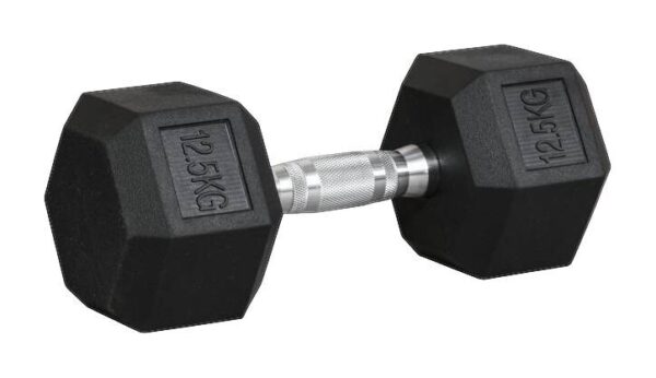 HOMCOM Hantel Gewichtstraining silber Metall B/H/L: ca. 32,6x9,9x14,8 cm
