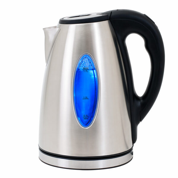 4251776927510-1 monzana Wasserkocher Silber/Schwarz Edelstahl 1, 7L