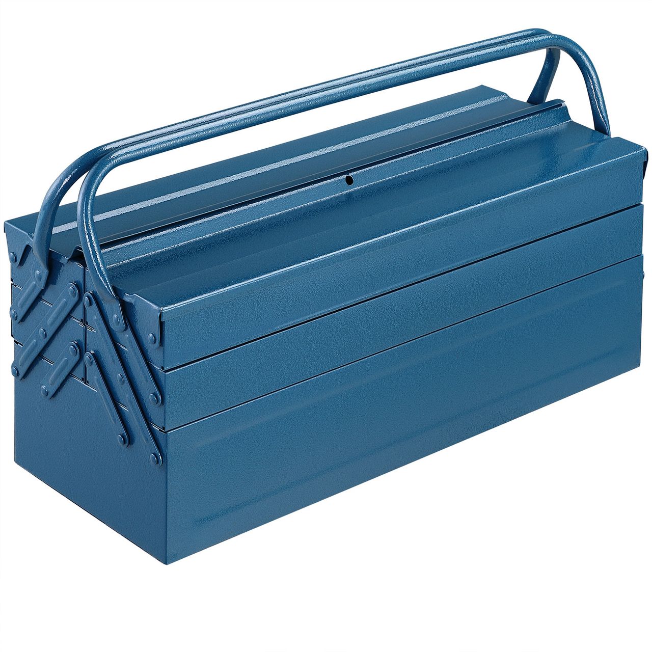 Casaria monzana Stahl Werkzeugkoffer Blau 53x20x20cm