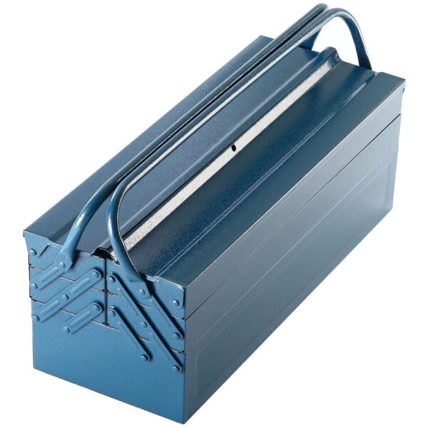 Casaria monzana Stahl Werkzeugkoffer Blau 53x20x20cm