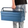 Casaria monzana Stahl Werkzeugkoffer Blau 53x20x20cm