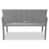 4251779127290-3 Casaria Gartenbank Polyrattan 122x90x55cm grau