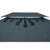 Casaria Pavillon Topas Anthrazit 3x4m UV – Schutz 50+