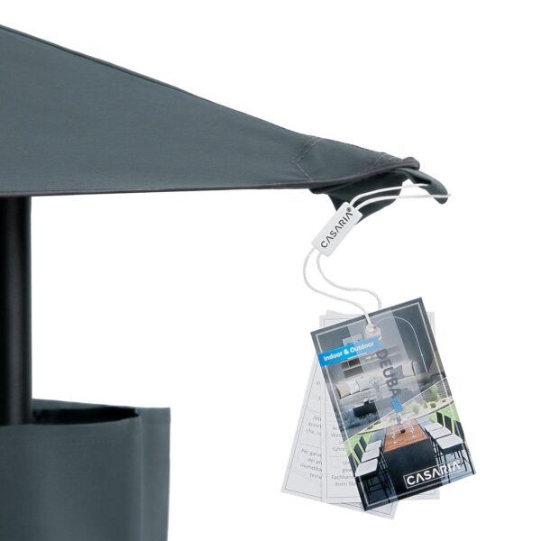 Casaria Pavillon Topas Anthrazit 3x4m UV – Schutz 50+