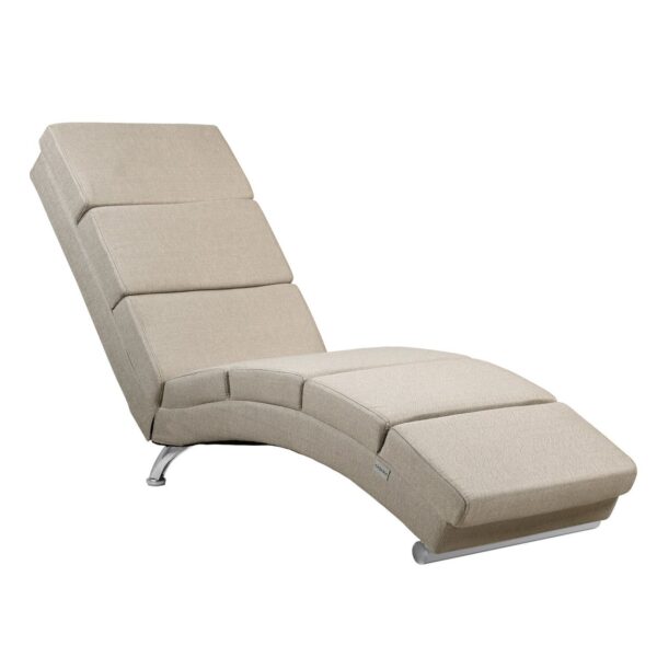 4251779132072-1 Casaria Relaxliege London Sand Webstoff