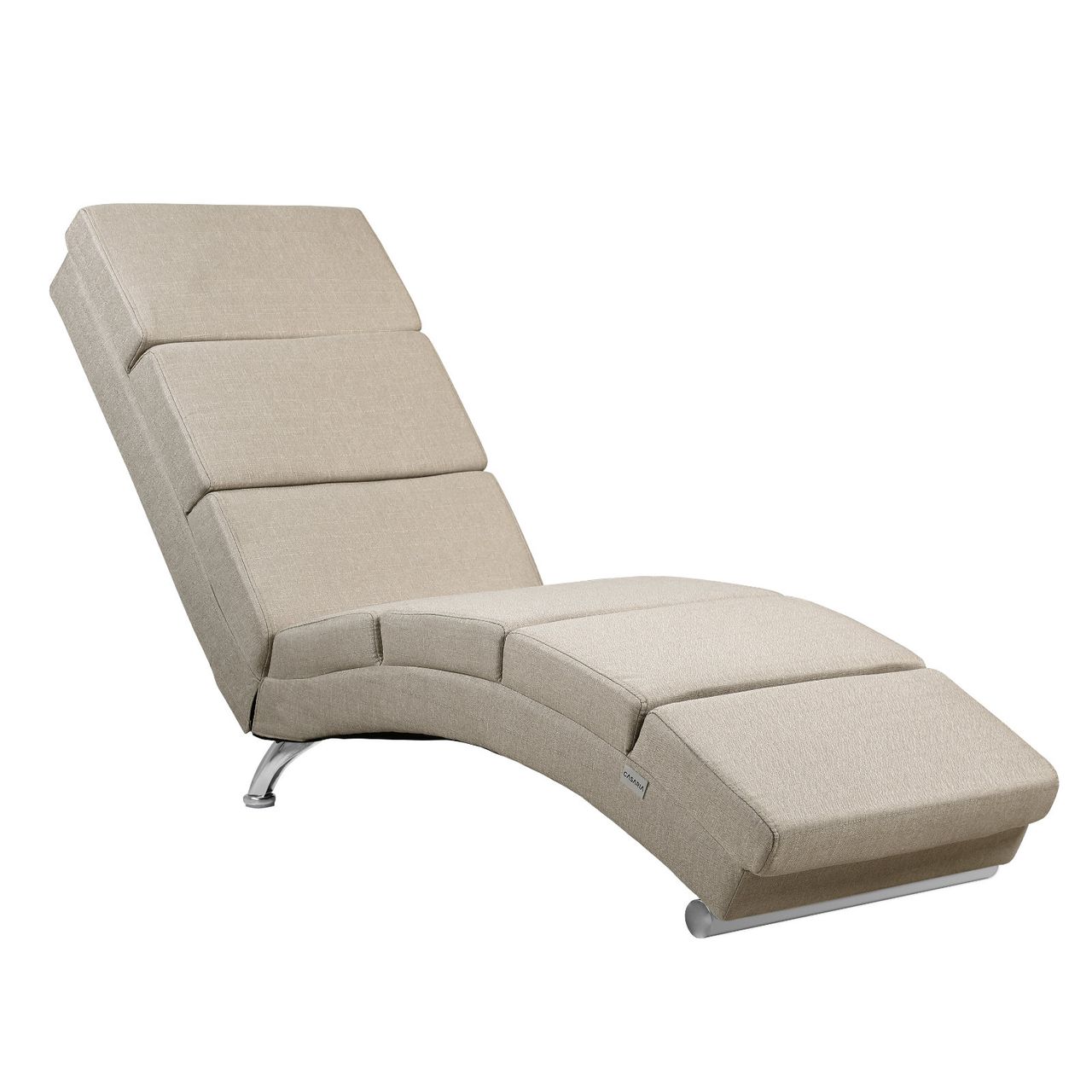 Casaria Relaxliege London Sand Webstoff