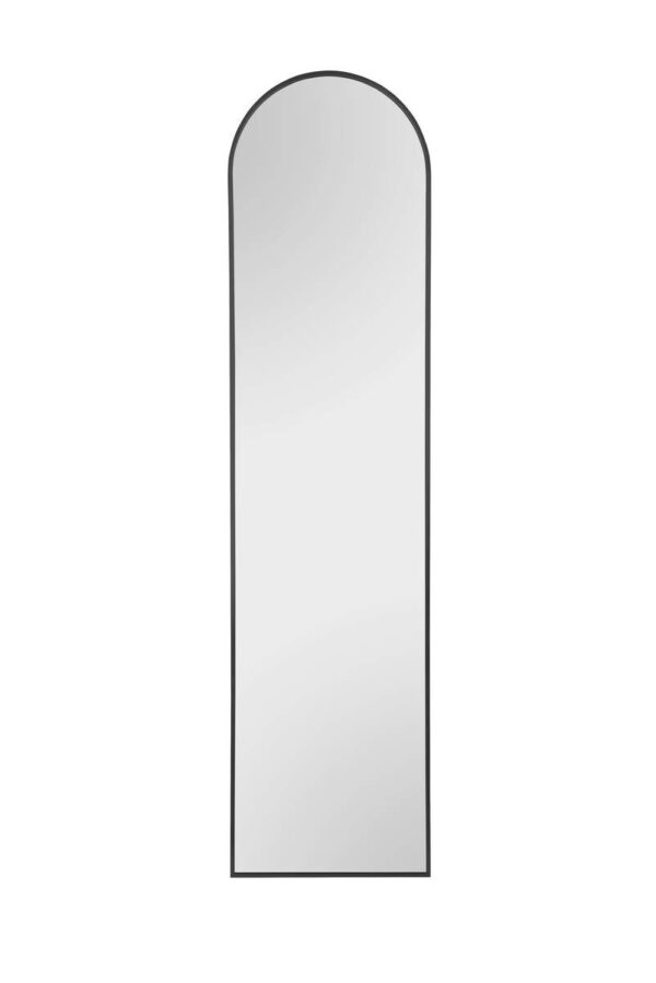 Mirrors & More Standspiegel Britt schwarz Metall B/H/T: ca. 40x160x3 cm