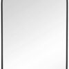 Mirrors & More Rahmenspiegel schwarz perlschwarz B/H: ca. 40x80 cm
