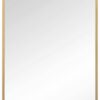 Mirrors & More Rahmenspiegel gold Alumetallic B/H: ca. 40x80 cm