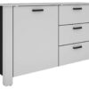 Sideboard FARO weiß schwarz B/H/T: ca. 140x84x40 cm Sideboard FARO weiß schwarz B/H/T: ca. 140x84x40 cm