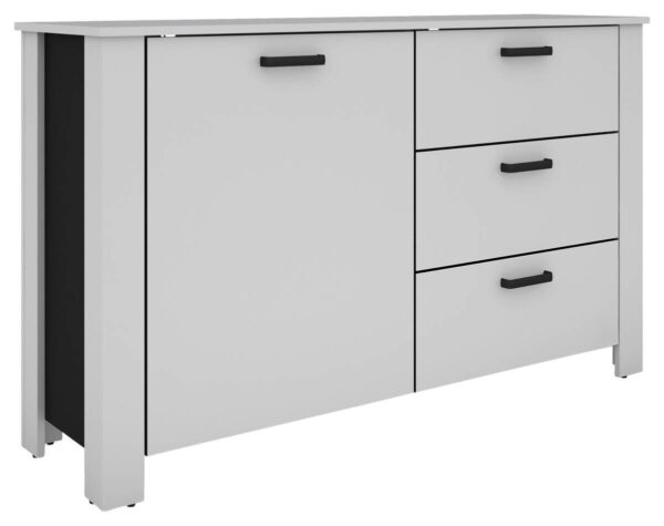 Sideboard FARO weiß schwarz B/H/T: ca. 140x84x40 cm Sideboard FARO weiß schwarz B/H/T: ca. 140x84x40 cm