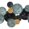 HOMCOM Wand-Element blau Edelstahl B/H/L: ca. 4x121x53 cm