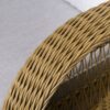 4255633515742-7 Outsunny Rattan Schaukelstuhl, Schaukelsessel mit Kissen für Balkon, Garten