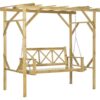 Outsunny Hollywoodschaukel mit Pergola
