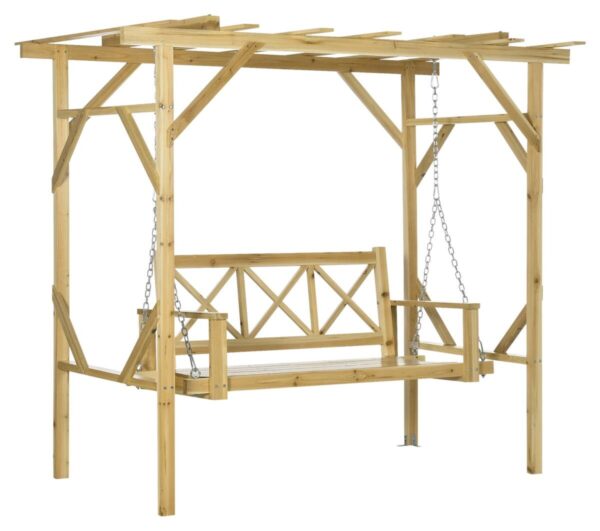 Outsunny Hollywoodschaukel mit Pergola
