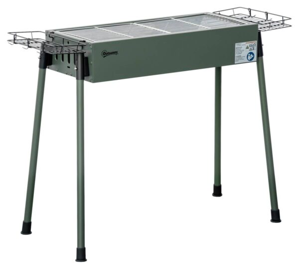 Outsunny Holzkohlegrill Stahl B/H/L: ca. 30x70x77 cm Outsunny Holzkohlegrill Stahl B/H/L: ca. 30x70x77 cm
