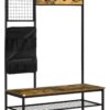 HOMCOM Garderobe braun Spanplatte B/H/L: ca. 40x100x185 cm