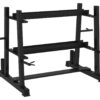 SPORTNOW Hantelständer schwarz Polypropylen B/H/L: ca. 75x131x80 cm