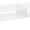 HOMCOM Monitorständer transparent