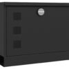 HOMCOM Briefkasten schwarz B/H/L: ca. 11,5x36,5x29 cm