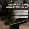 4255633550569-4 Outsunny Gartentisch Esstisch für Garten Balkontisch für 4 Personen Schwarz