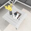 4255633551733-9 Outsunny 4tlg. Gartenmöbel – Set Balkonmöbel – Set mit Ecksofa Zweisitzer Couchtisch