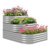 Outsunny Hochbeet silber Polypropylen B/H/L: ca. 109x158x82 cm Outsunny Hochbeet silber Polypropylen B/H/L: ca. 109x158x82 cm