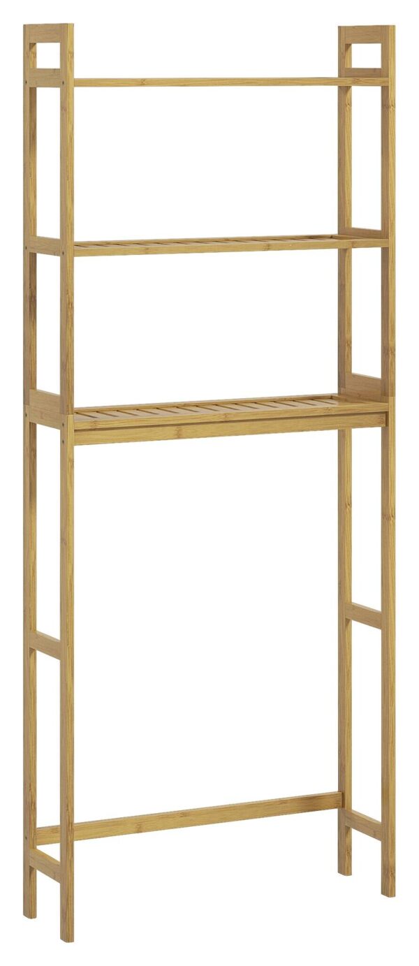 Badregal natur Bambus B/H/L: ca. 20x68x165 cm Badregal natur Bambus B/H/L: ca. 20x68x165 cm