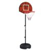 SPORTNOW Basketballständer braun Stahl B/H/L: ca. 38x179x38 cm