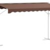 Outsunny Markise braun B/H/L: ca. 298x395x255 cm