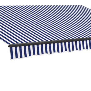 Outsunny Markise blau B/H: ca. 290x350 cm