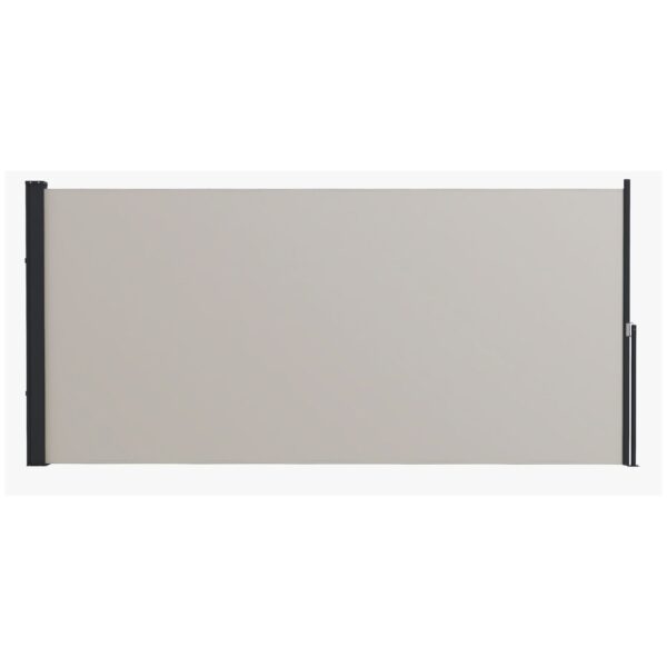 4255633559159-1 Outsunny Seitenmarkise, 300 x 140cm Gartenmarkise, Sichtschutzwand mit UV – Schutz