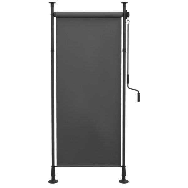 4255633559395-1 Outsunny Outsunny Senkrechtmarkise, 120 x 220 – 310cm Balkonsichtschutz mit Sonnenschutz