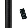 HOMCOM Ventilator schwarz Polypropylen Kunststoff Edelstahl B/H/L: ca. 32x32x106,8 cm