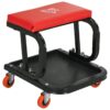 Werkstatthocker rot B/H/L: ca. 35x37x38 cm