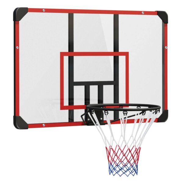 SPORTNOW Basketballkorb rot Kunststoff B/H/L: ca. 61x73x113 cm