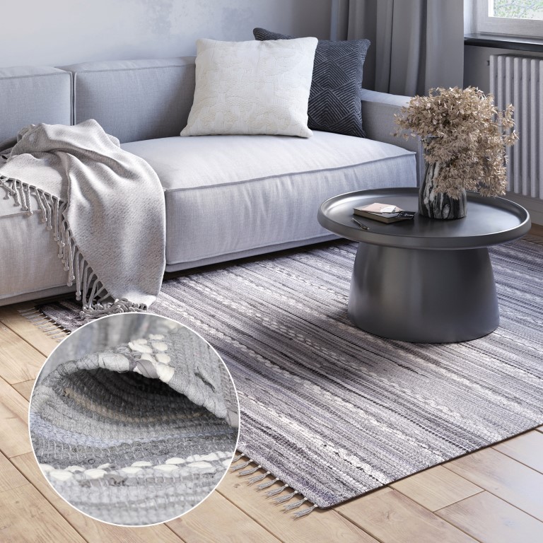 MyFlair Teppich Salma 230cm x 160cm, farbe Grau, rechteck