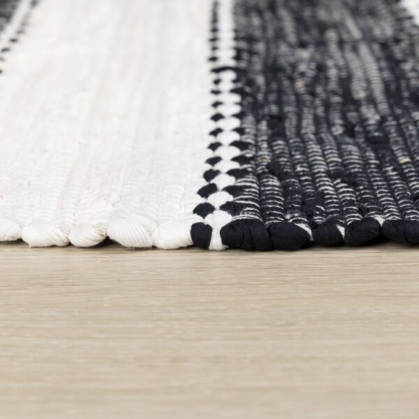 4255663135125-2 MyFlair Teppich Zendo 110cm x 60cm, farbe Schwarz, rechteck