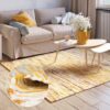MyFlair Teppich Saroya 110cm x 60cm, farbe Gold Mix, rechteck