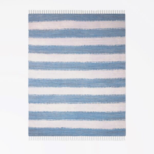 MyFlair Teppich Zendo 230cm x 160cm, farbe Hellblau, rechteck