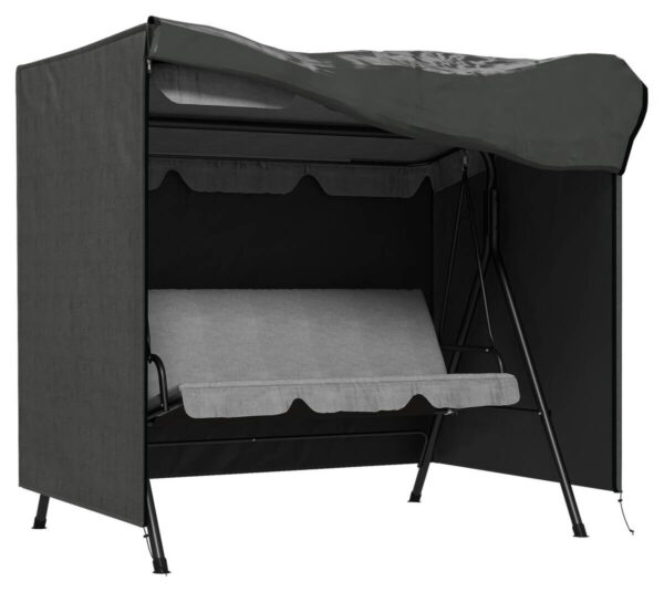 Outsunny Abdeckplane dunkelgrau Polyester B/H/L: ca. 114x152x177 cm