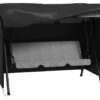 Outsunny Abdeckplane schwarz Polyester B/H/L: ca. 124x164x205 cm