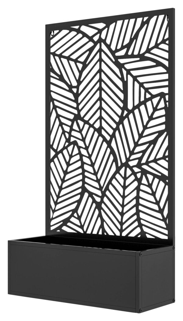 Outsunny Hochbeet schwarz Metall B/H/L: ca. 23x113x61 cm Outsunny Hochbeet schwarz Metall B/H/L: ca. 23x113x61 cm