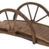 Outsunny Gartenbrücke braun Holz B/H/L: ca. 50x37x100 cm