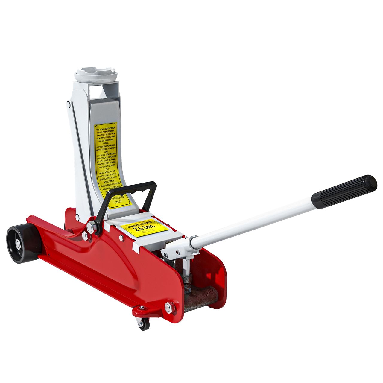 HOMCOM Wagenheber Hydraulisch Tragkraft bis 2, 5t 80 – 380 mm Hubhöhe Rangierwagenheber