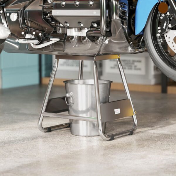 HOMCOM Motorrad Ständer, universal Motorrad Halterung bis 500 kg Grau