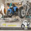 HOMCOM Motorrad Ständer, universal Motorrad Halterung bis 500 kg Grau